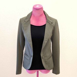 Amisu Olive Structured Blazer Sz 6